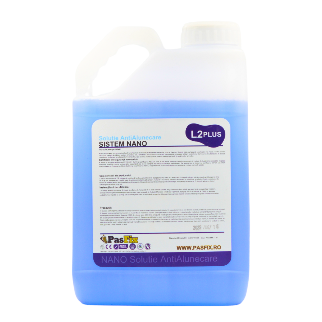 Soluție Antialunecare PasFix L2 PLUS 5L – Protecție profesională pentru bucătării, băi și coridoare școlare