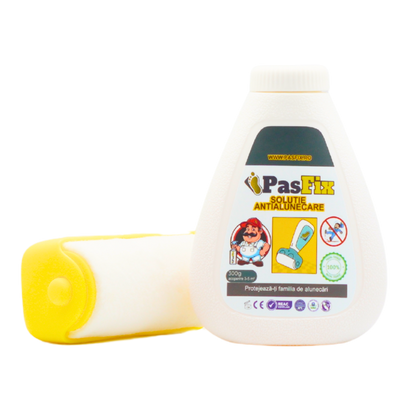 Soluție Antialunecare PasFix 300ml – Protecție sigură pentru gresie, piatră și marmură cu rolă aplicatoare