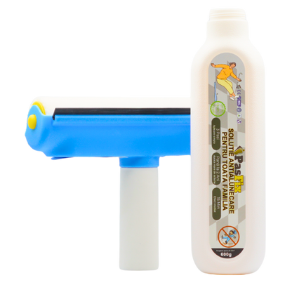 Solutie Antialunecare PasFix 600ml – Protecție sigură pentru gresie, piatră și marmură, cu rolă aplicatoare
