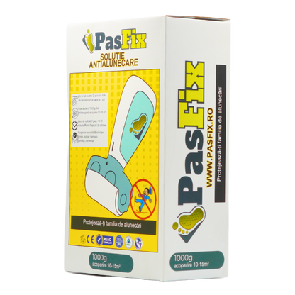 Solutie Antialunecare PasFix 1L – Protecție sigură pentru gresie, piatră și marmură fără rolă aplicatoare