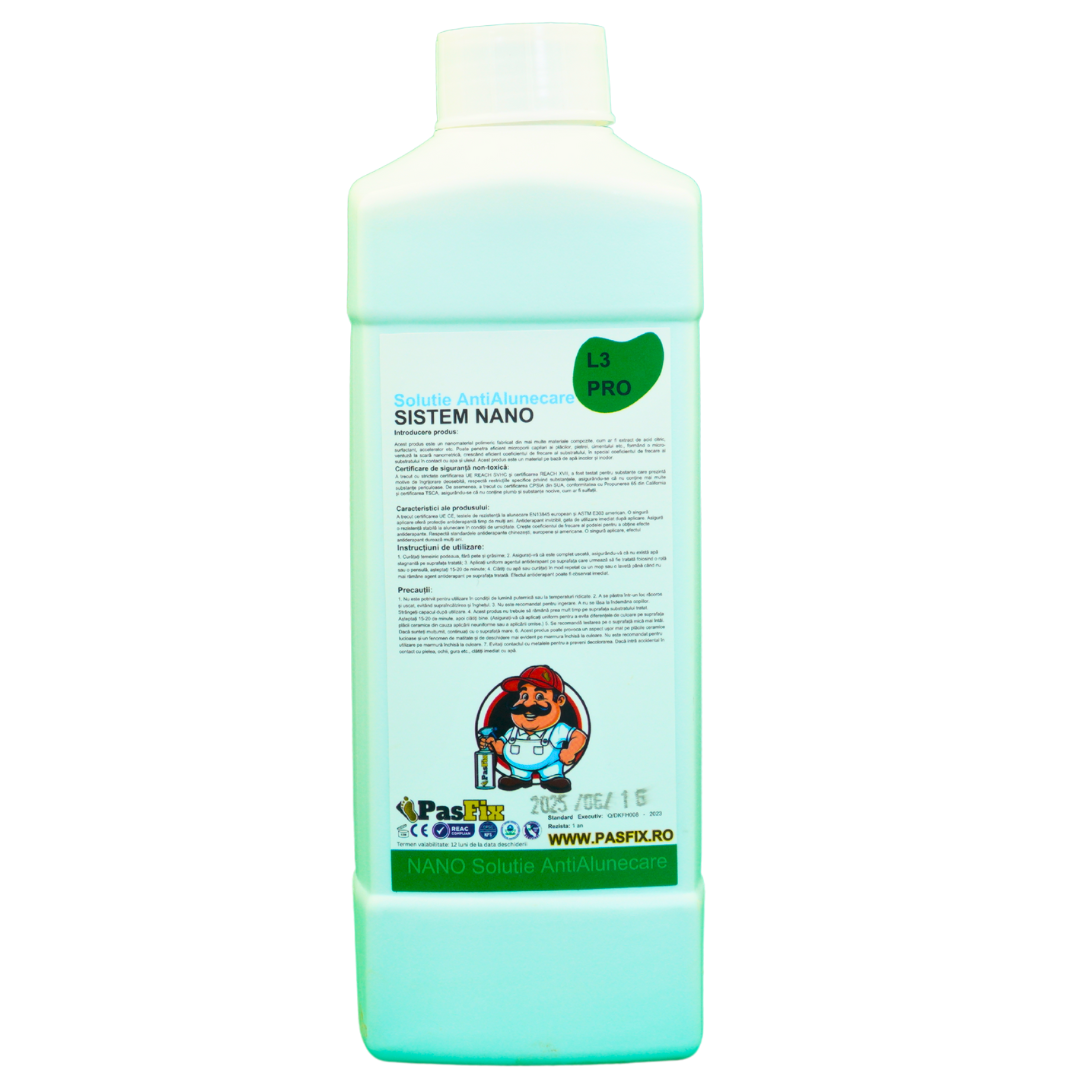 Soluție Antialunecare PasFix L3 PRO 1L – Siguranță profesională pentru restaurante, dușuri publice și zone intens circulate